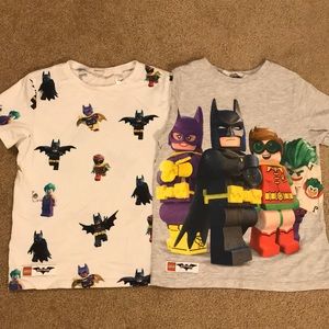 2 BATMAN t shirts